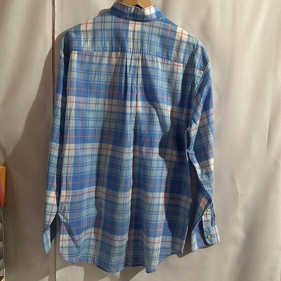 Men’s Vineyard Vines Light Blue Plaid Button Down Shirt - Med - Picture 3 of 3